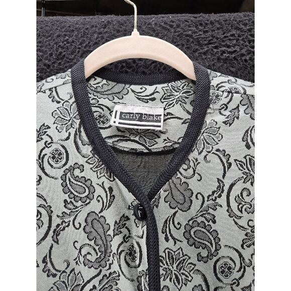 Carly Blake Womens Blazer Multi-Color Size 32in From Pit To Pit Button Pockets - Picture 7 of 12